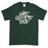 We Out Here Doe Logo tee